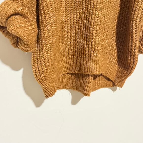 Old Navy Marled Shaker-Stitch Tunic-Length Turtleneck Sweater - Large - Picture 5 of 9